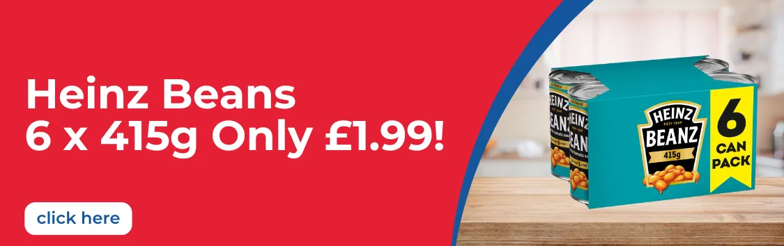 Heinz Beans 6 x 415g Only £1.99