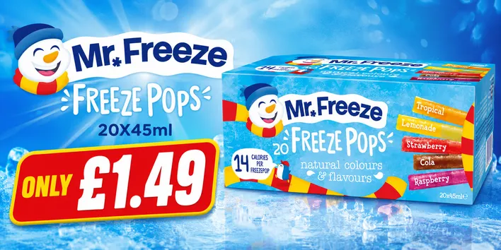 Mr Freeze Freeze Pops