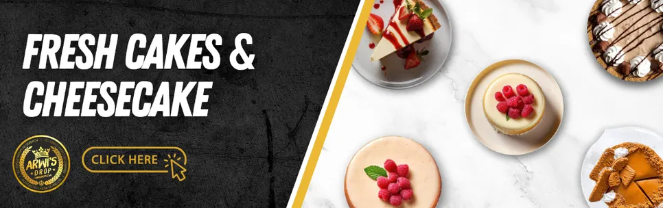 Fresh Cakes/ Cheesecakes/ Viral Crunch Cakes