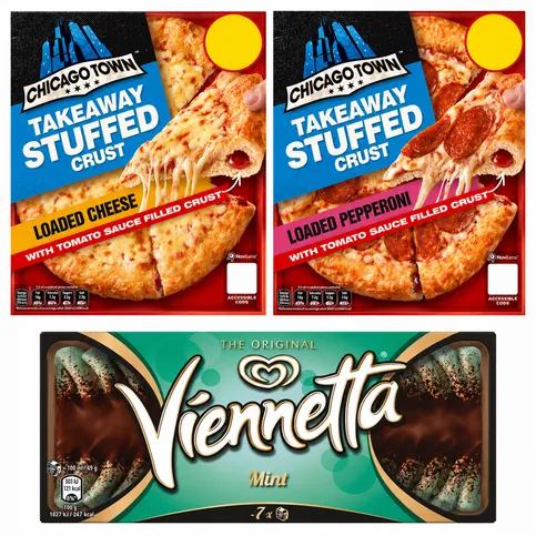 £6.99 Deal: 2 Pizzas & Ice Cream