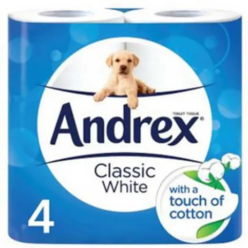 Andrex Classic Toilet Tissue 4 Rolls