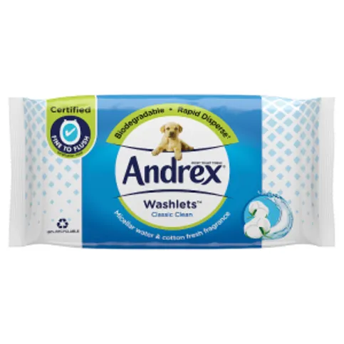 Andrex Classic Washlets 36 Sheets