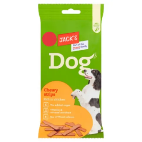 Jacks Chewy Strips Chicken 100g