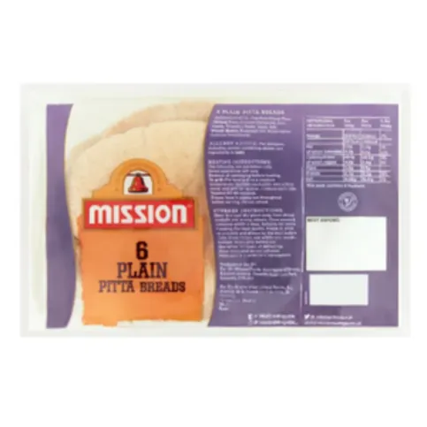 Mission Plain Pitta Breads 5 Pack