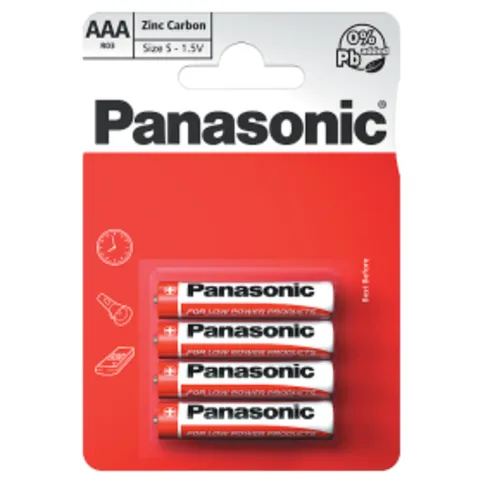 Panasonic AAA  Batteries 4 Pack
