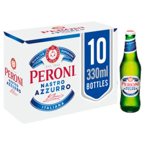 Peroni Nastro Azzurro 10 x 330ml (bottles)