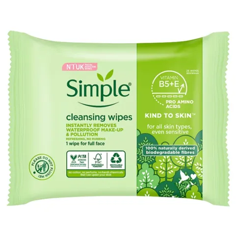 Simple Cleansing 33 Wipes