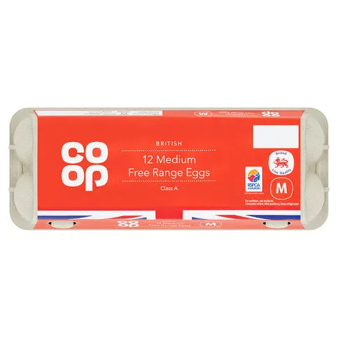 Co-op British 12 Medium Free Range Eggs