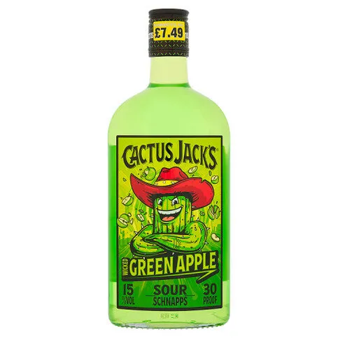 Cactus Jacks Green Apple 50cl