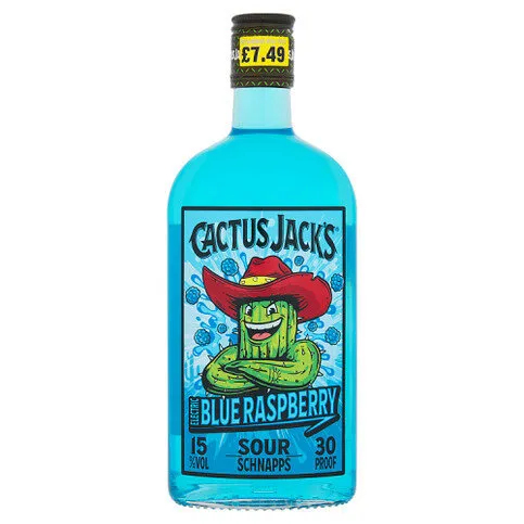 Cactus Jacks Blue Raspberry 50cl