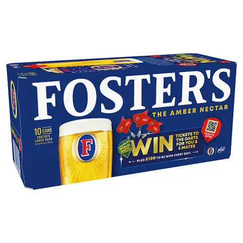 Foster's Lager 10 x 440ml (Cans)