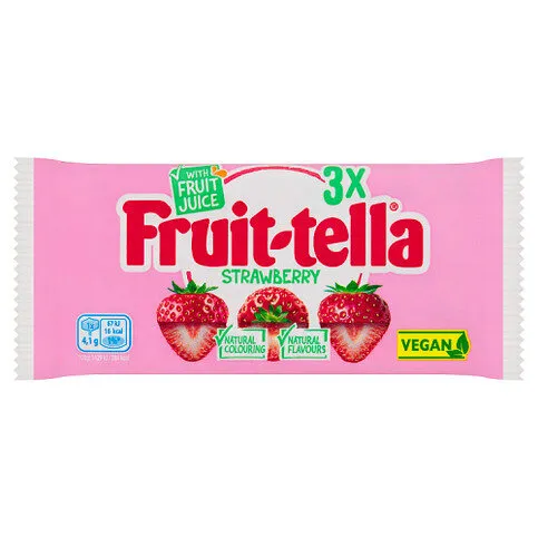 Fruit-Tella Strawberry 3 x 41g