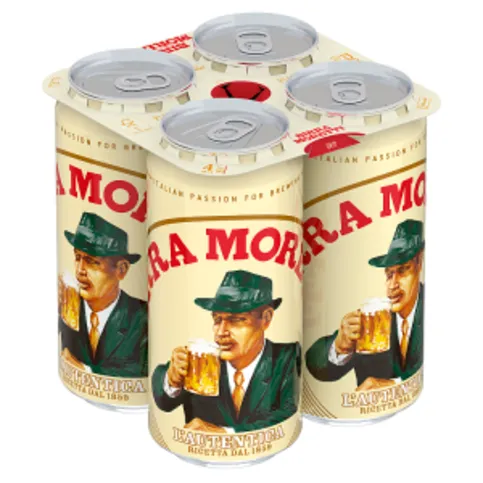 Birra Moretti 4 x 440ml Cans