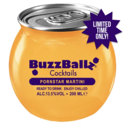 Buzzballz PassionFruit Martini  (Pornstar Martini) 200ml