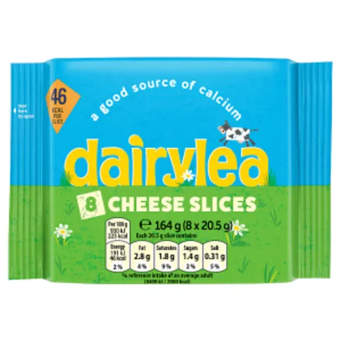 Dairylea Cheese Slices 8 x 20.5g (164g)