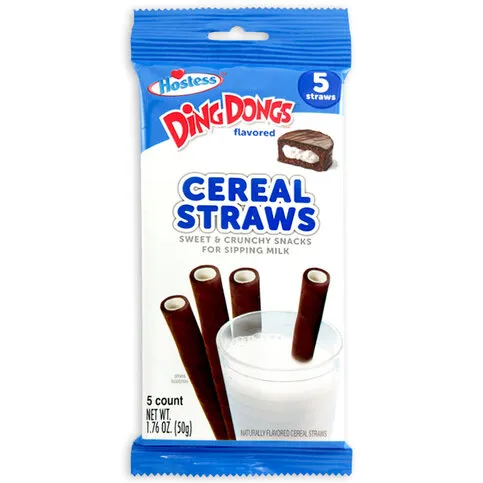 Ding Dongs Cereal Straw Sweet And Crunchy