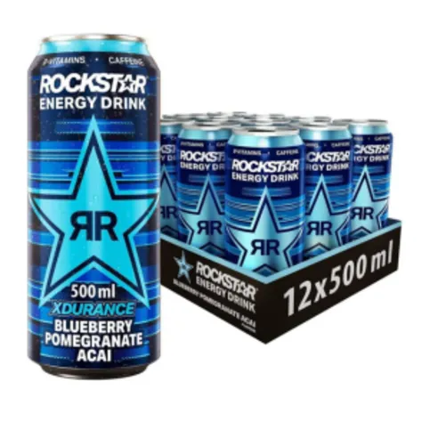 Rockstar Blueberry Pomegranite 12x500ml