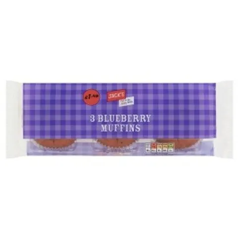 Jacks Blueberry Muffin 3 Pack