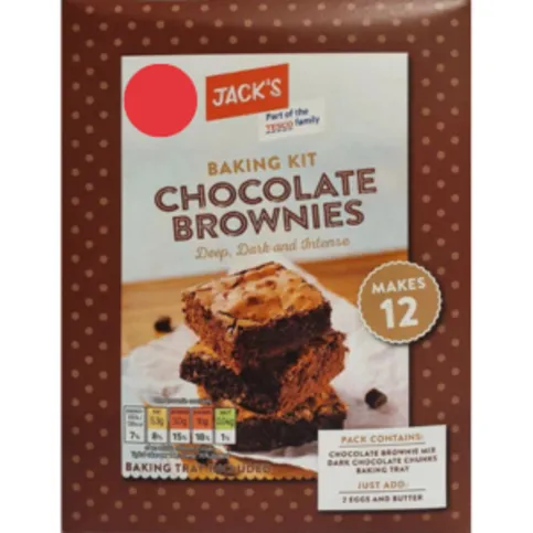 Jacks Choc Brownie Mix 12 Pack