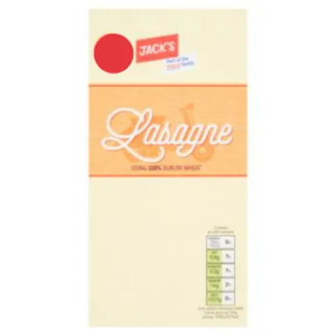 Jack's Lasagne Sheets 400g