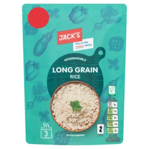 Jacks Long Grain Micro Rice 250g