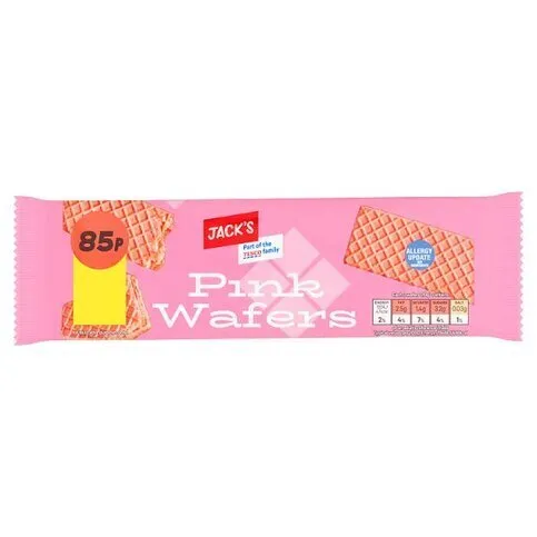 Jacks Pink Wafers