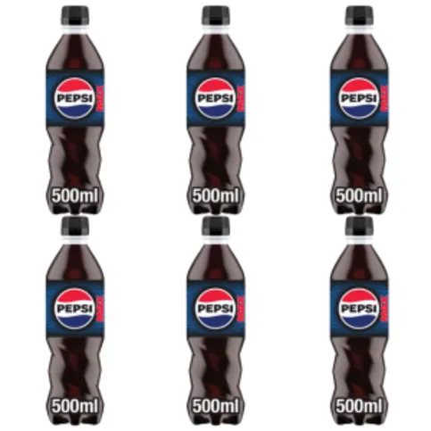 Pepsi Max 6x500ml Bottles (Singles)