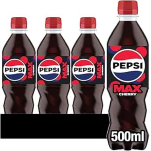 Pepsi Max Cherry 6x500ml Bottles (Singles)