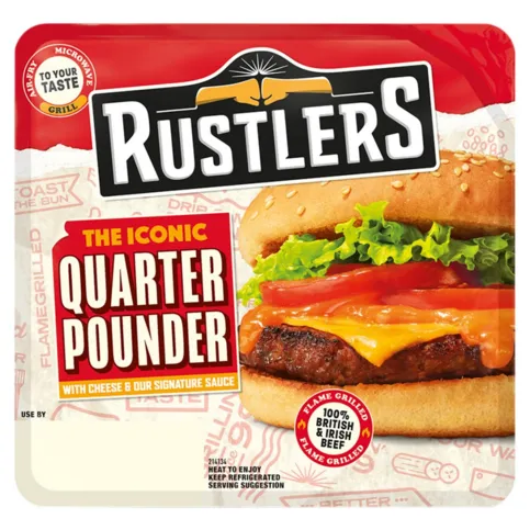 Rustlers Quarter Pounder with Cheese 190g