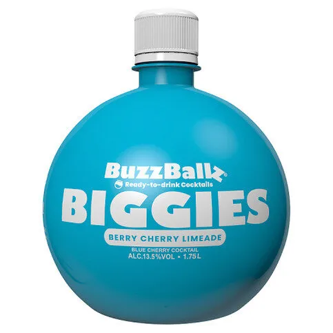 BuzzBallz Biggies Berry Cherry Limeade Blue Cherry Cocktail 1.75L