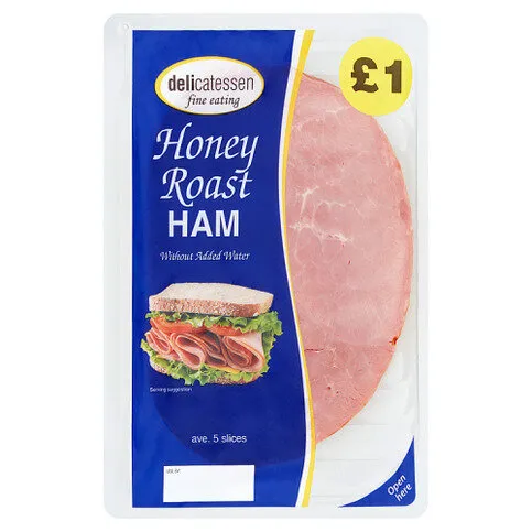 DFE Honey Roast Ham 5 Slices 90g