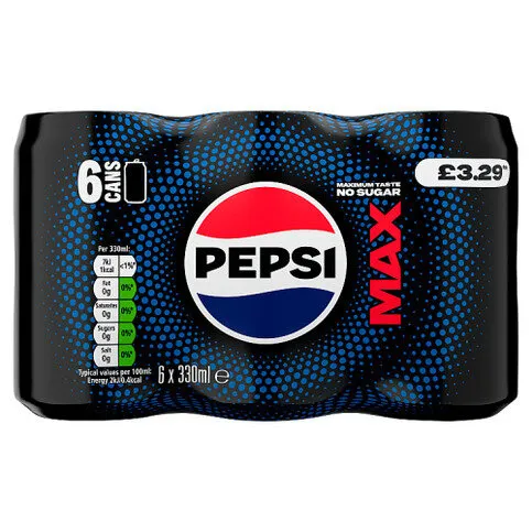 Pepsi Max 6x330ml