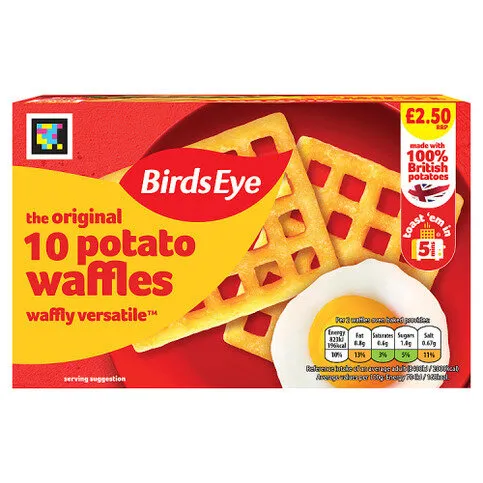 Birds Eye 8 The Original Potato Waffles 567g