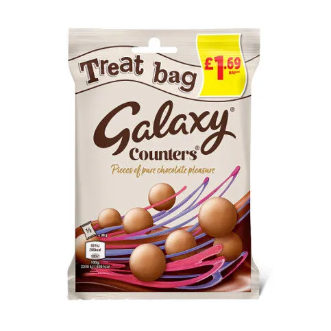 Galaxy Counters Milk Chocolate Buttons Bag  78g
