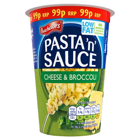 Batchelors Pasta 'n' Sauce Cheese & Broccoli 65g Pot