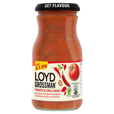 Loyd Grossman Tomato & Chilli Sauce 350g