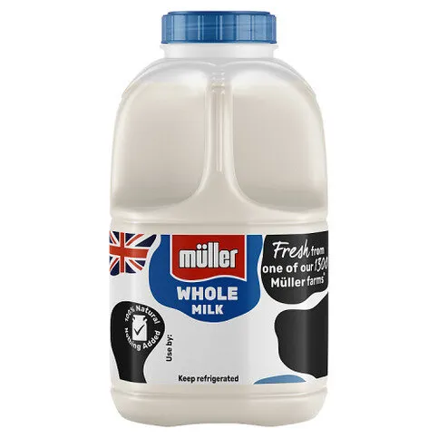 Muller Whole Milk 1 Pint 568ml