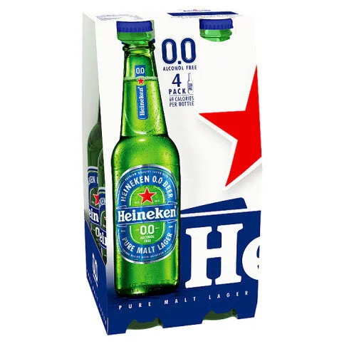 Heineken 0.0% Alcohol Free 4 x 330ml
